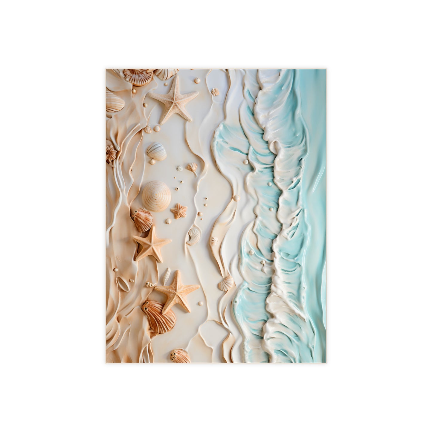 Seashells Ceramic Tile or Mural.