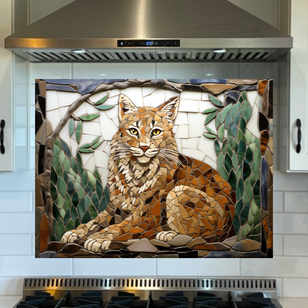 Bobcat Ceramic Tile or Mural