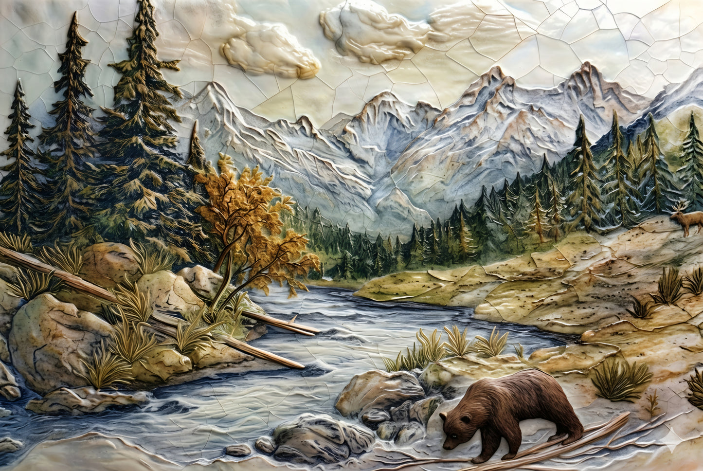 Bear by the Stream