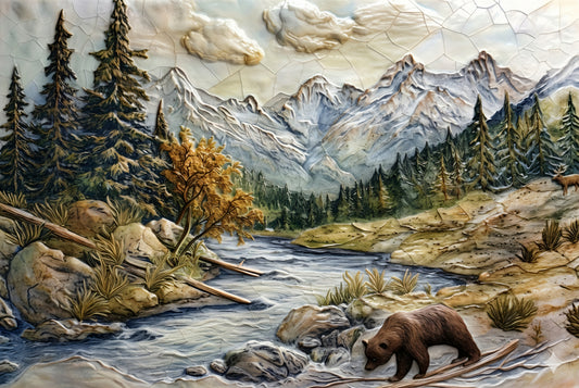 Bear by the Stream