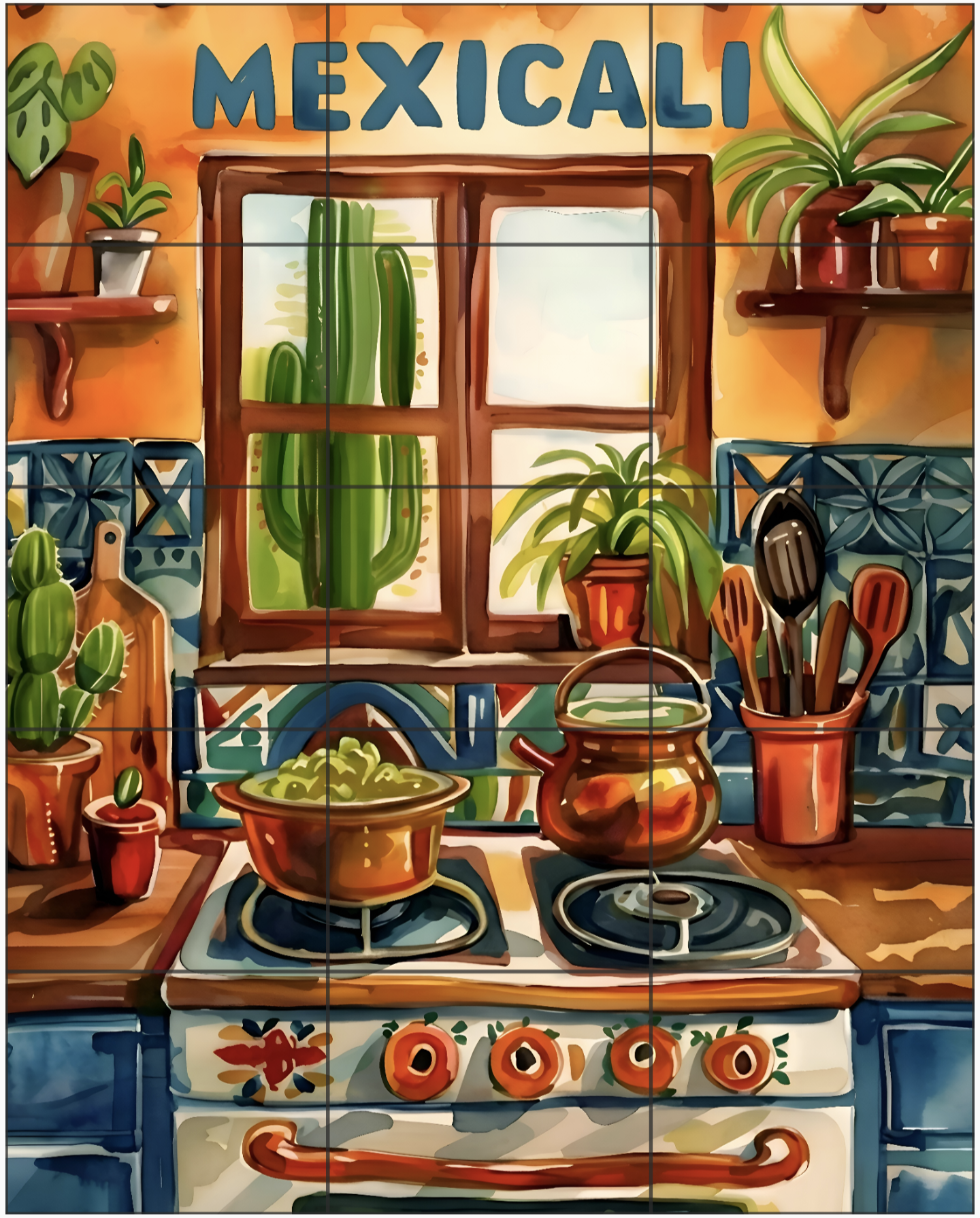 Mexicali Tile Mural.