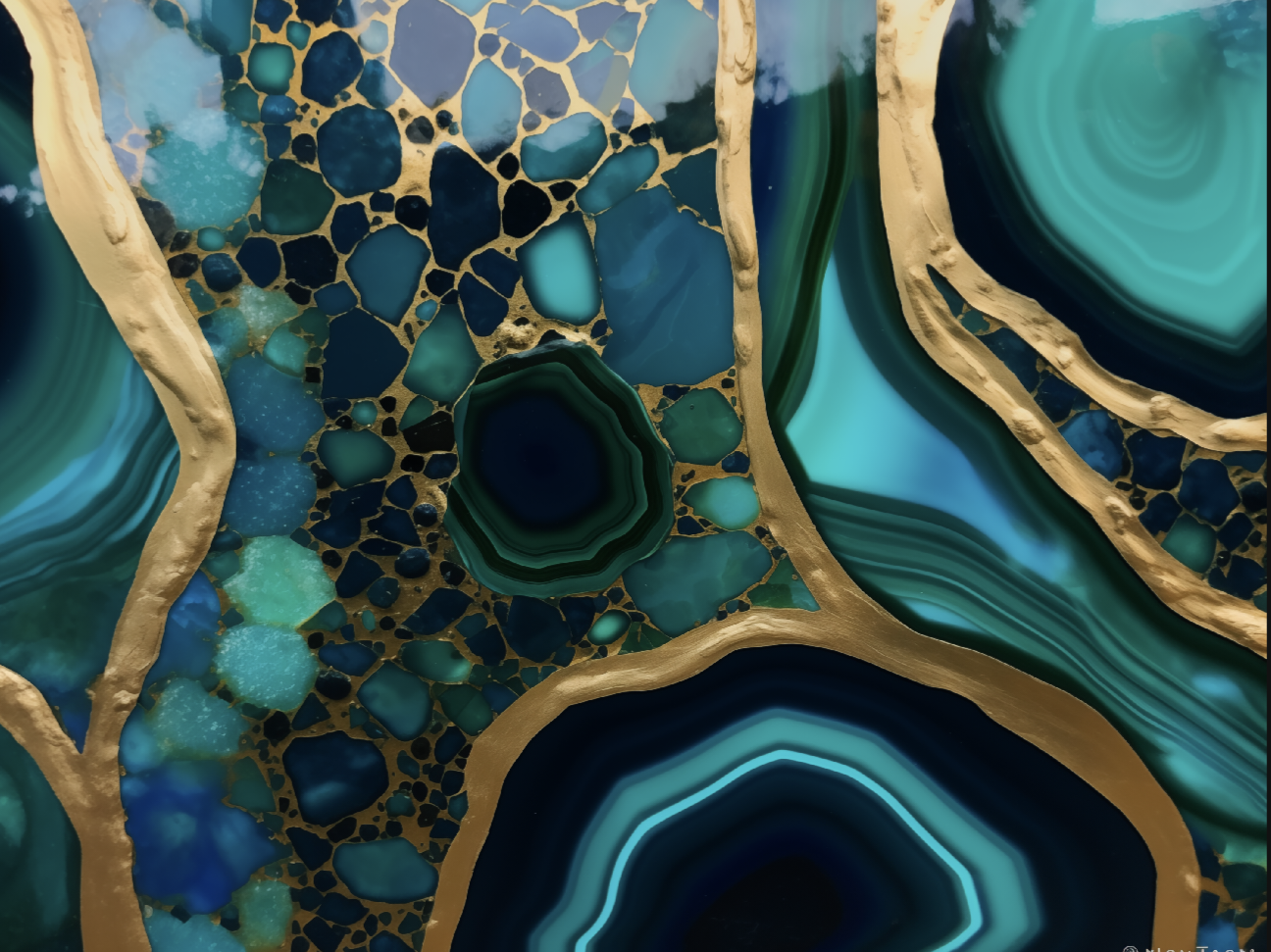 Geode Ceramic Tile Set