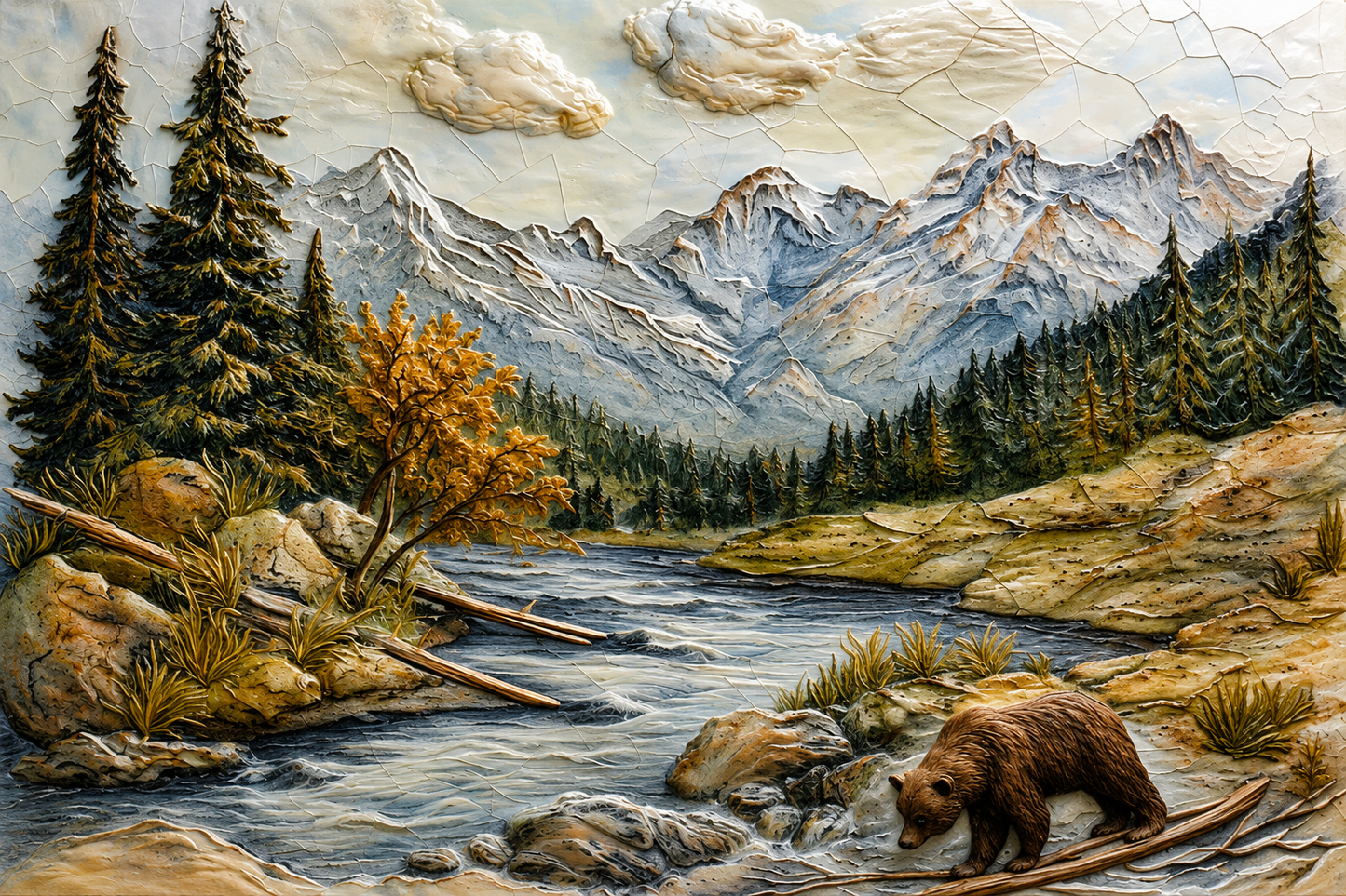 Bear by the Stream