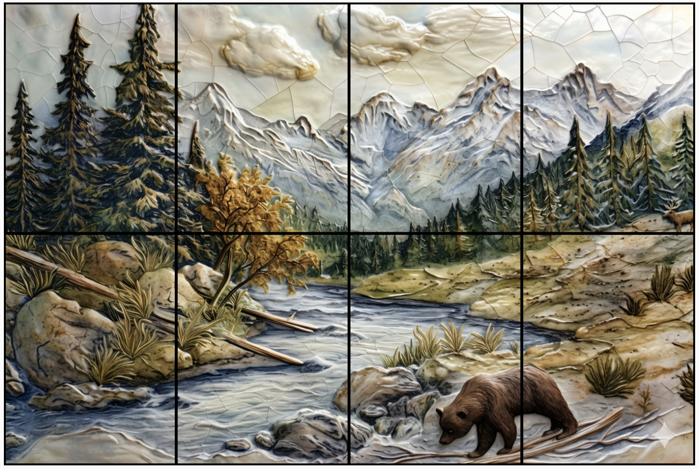 Bear by the Stream
